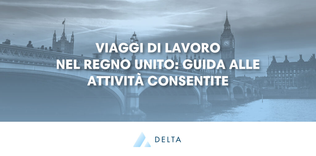 viaggi di lavoro Regno Unito